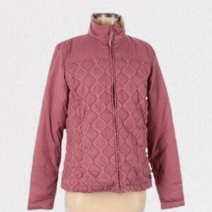 Athleta Women's Pink Quilted Jacket Dusty Rose Size XS